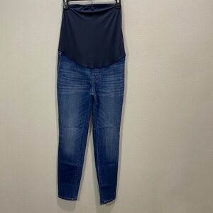 Madewell Maternity Over-the-Belly Skinny Jeans in Danny Wash G8318